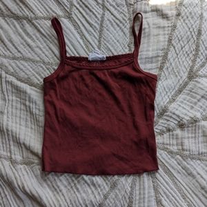 Rust crop tank